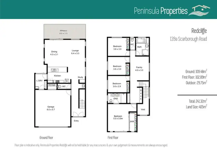 Floorplan of Homely house listing, 139a Scarborough Road, Redcliffe QLD 4020
