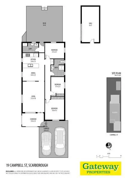 Floorplan of Homely house listing, 19 CAMPBELL STREET, Scarborough QLD 4020