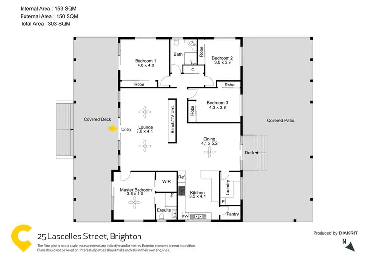 Floorplan of Homely house listing, 25 Lascelles Street, Brighton QLD 4017