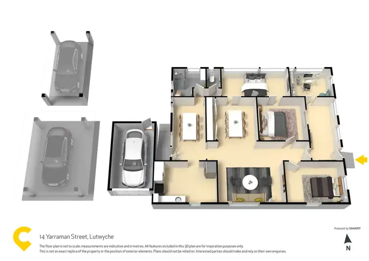 Floorplan of Homely house listing, 14 Yarraman Street, Lutwyche QLD 4030