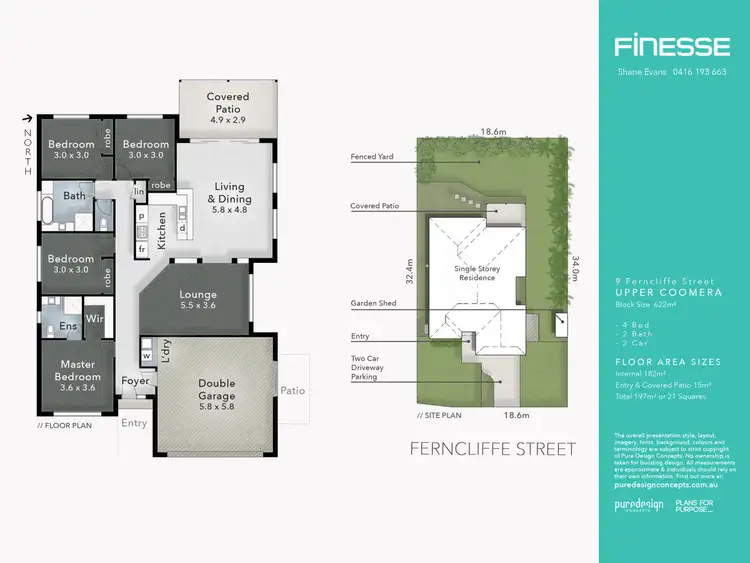 Floorplan of Homely house listing, 9 Ferncliffe St, Upper Coomera QLD 4209