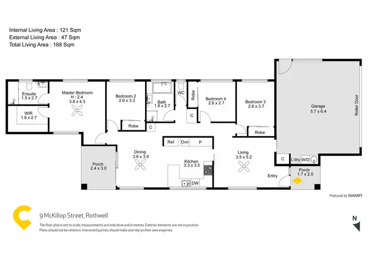 Floorplan of Homely house listing, 9 McKillop Street, Rothwell QLD 4022