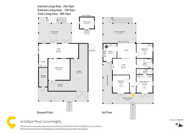 Floorplan of Homely house listing, 41 Gallipoli Road, Carina Heights QLD 4152