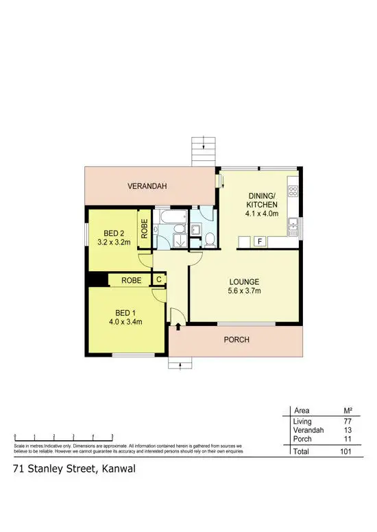 Floorplan of Homely house listing, 71 Stanley Street, Wyongah NSW 2259