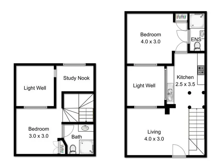 Floorplan of Homely unit listing, 460 Ann St, Brisbane City QLD 4000