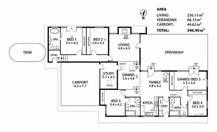 Floorplan of Homely house listing, 26 Cummins Drive, Summertown SA 5141