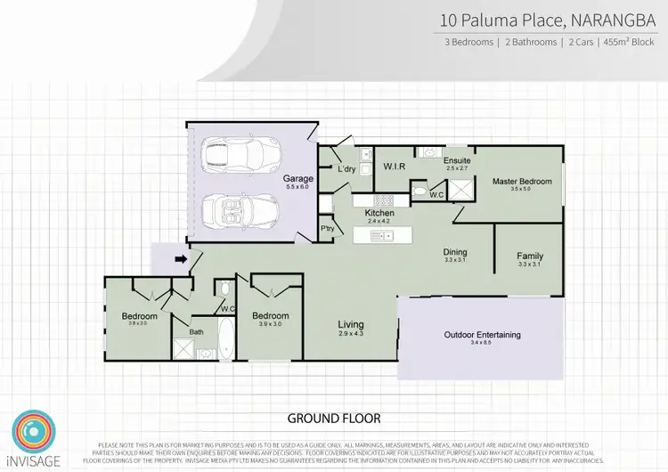 Floorplan of Homely house listing, 10 Paluma Place, Narangba QLD 4504