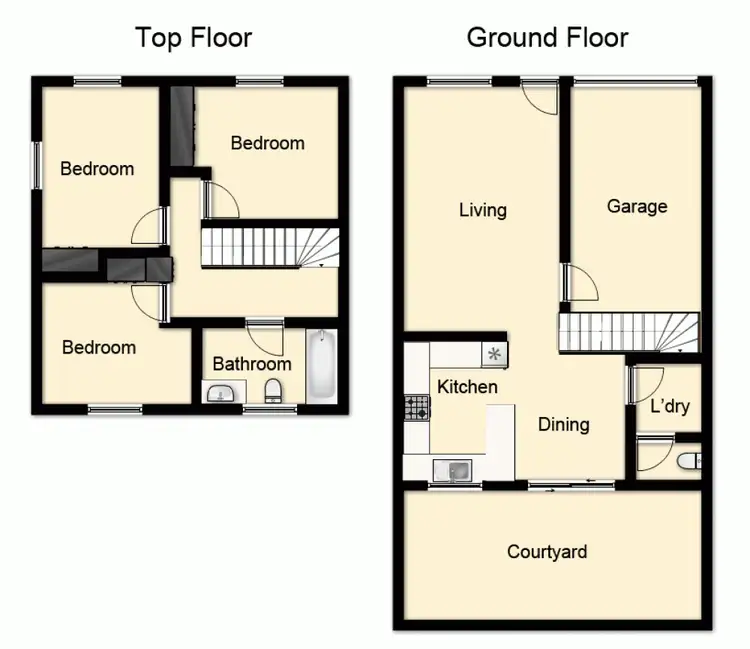 Floorplan of Homely townhouse listing, 47/120 Queens Road, Slacks Creek QLD 4127