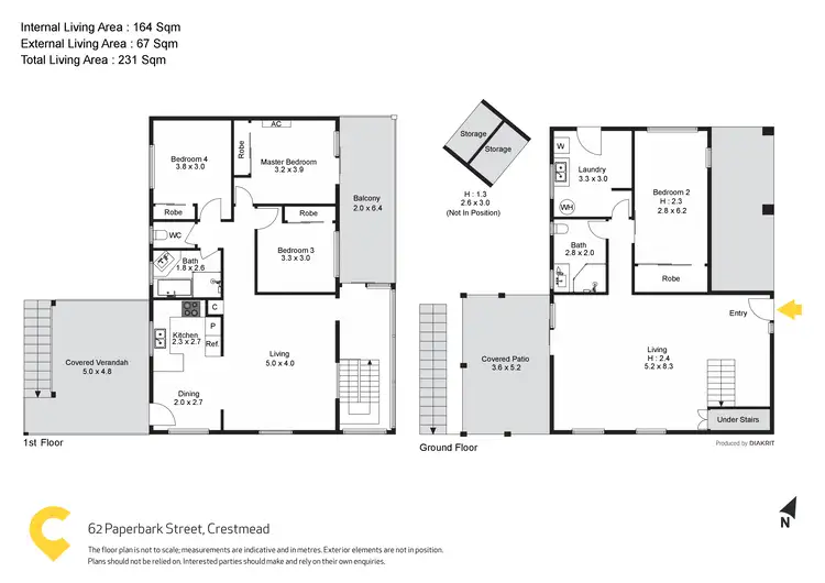 Floorplan of Homely house listing, 62 Paperbark Street, Crestmead QLD 4132