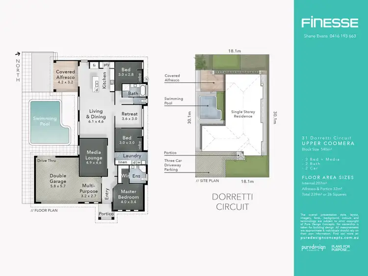 Floorplan of Homely house listing, 31 Dorretti Circuit, Upper Coomera QLD 4209