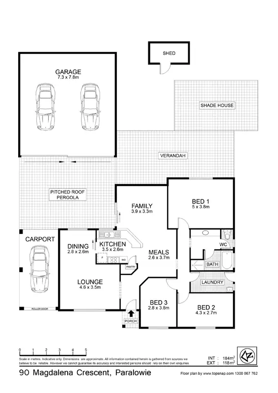 Floorplan of Homely house listing, 90 Magdalena Cres, Paralowie SA 5108