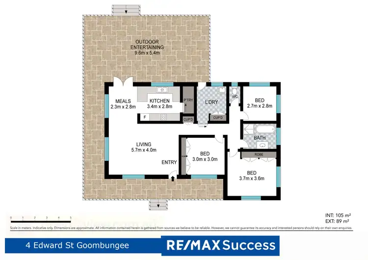 Floorplan of Homely house listing, 4 Edward Street, Goombungee QLD 4354