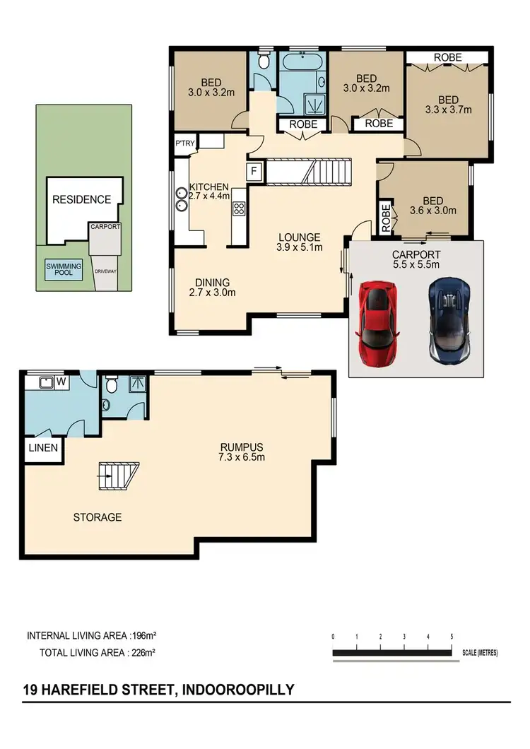 Floorplan of Homely house listing, 19 Harefield St, Indooroopilly QLD 4068