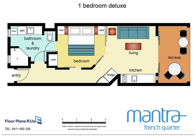 Floorplan of Homely unit listing, 208/62 Hastings St, Noosa Heads QLD 4567