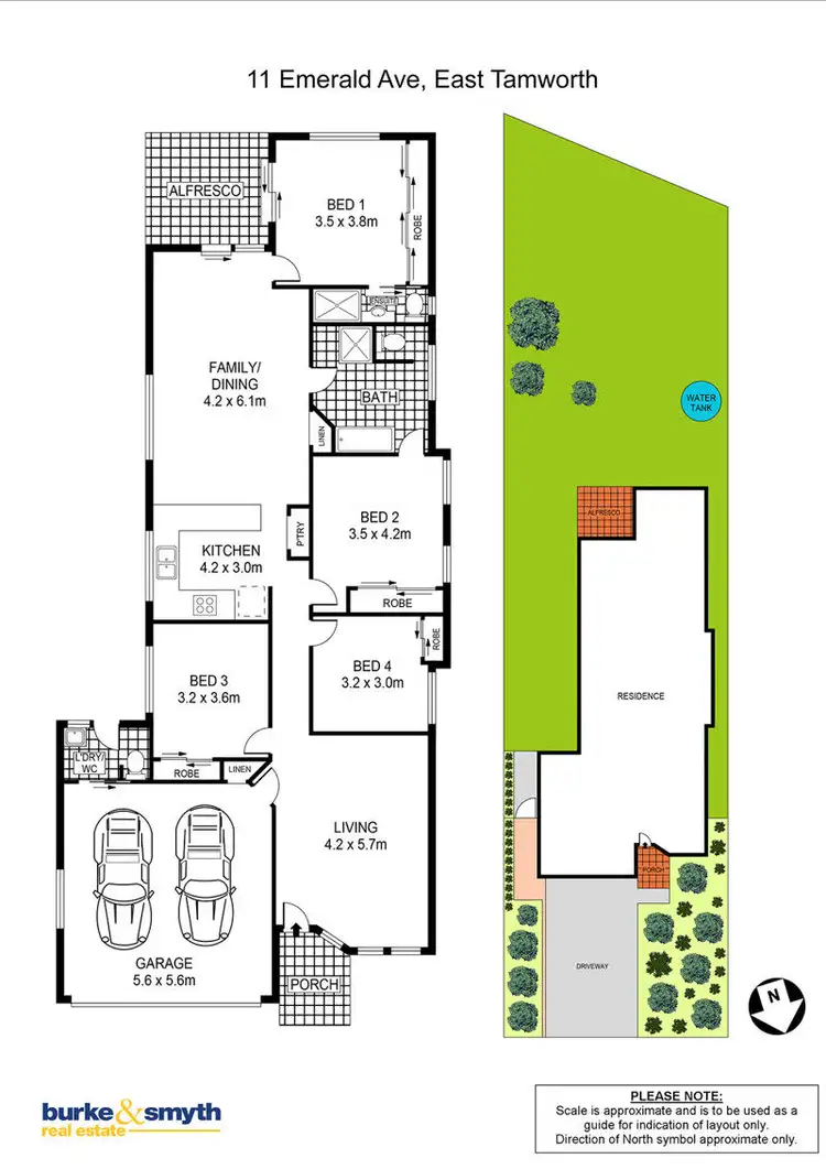 Floorplan of Homely house listing, 11 Emerald Avenue, Tamworth NSW 2340