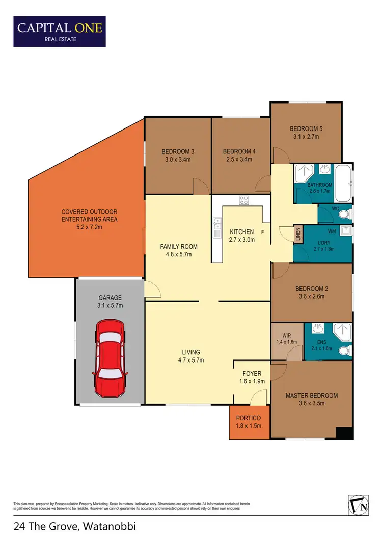 Floorplan of Homely house listing, 24 The Grove, Watanobbi NSW 2259