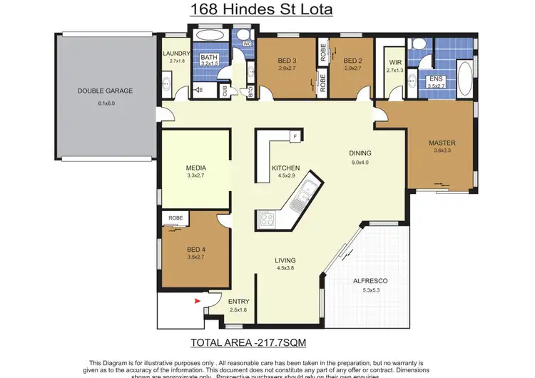 Floorplan of Homely house listing, 168 Hindes Street, Lota QLD 4179