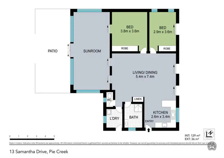 Floorplan of Homely rural property listing, 13 Samantha Drive, Pie Creek QLD 4570