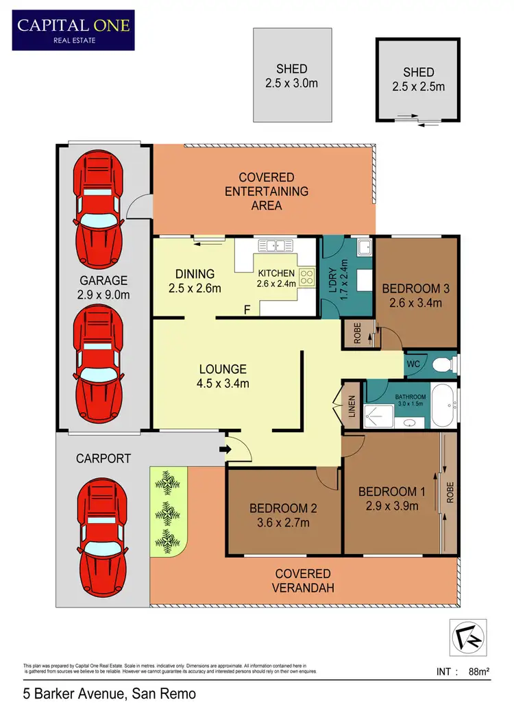 Floorplan of Homely house listing, 5 Barker Avenue, San Remo NSW 2262