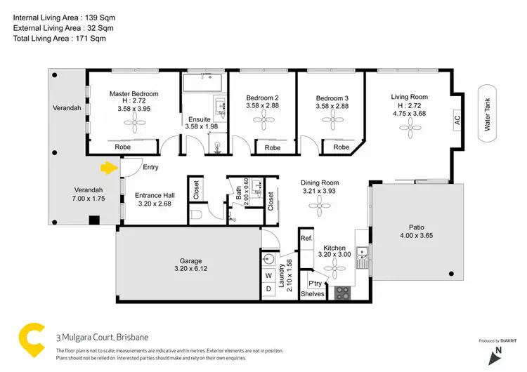 Floorplan of Homely house listing, 3 Mulgara Court, North Lakes QLD 4509