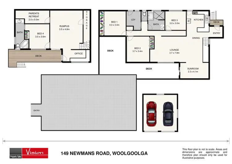 Floorplan of Homely house listing, 149 Newmans Road, Woolgoolga NSW 2456