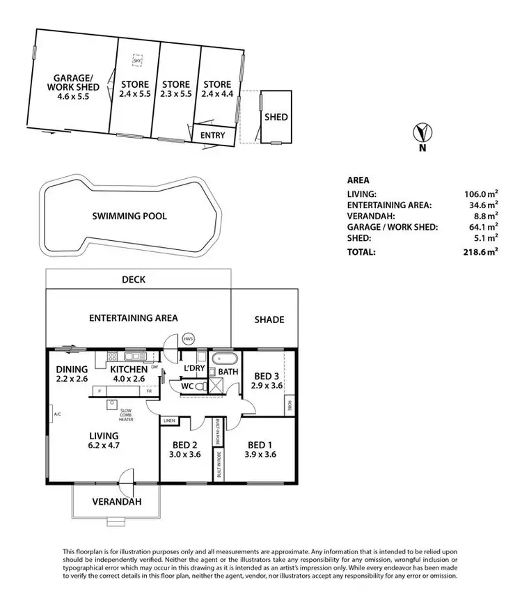 Floorplan of Homely house listing, 1 Hampden Road, Mount Barker SA 5251