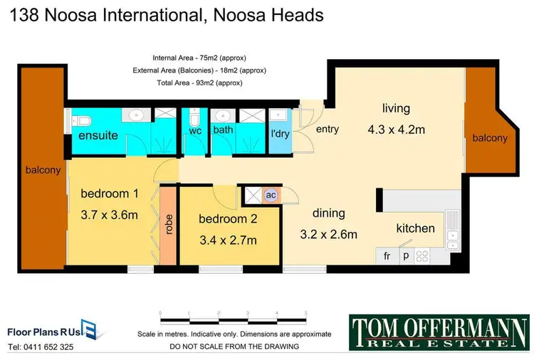 Floorplan of Homely unit listing, 138/1 Edgar Bennett Ave, Noosa Heads QLD 4567