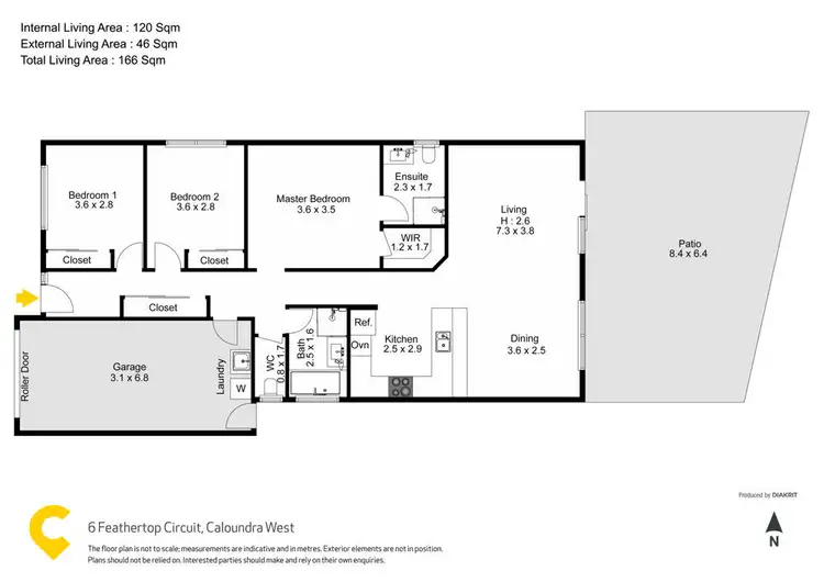Floorplan of Homely house listing, 6 Feathertop Circuit, Caloundra West QLD 4551