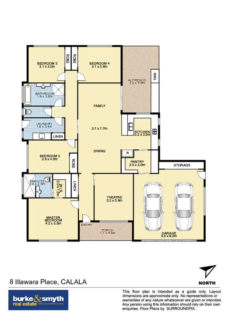 Floorplan of Homely house listing, 8 Illawarra Place, Tamworth NSW 2340
