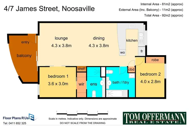 Floorplan of Homely unit listing, 4/7-11 James Street, Noosaville QLD 4566