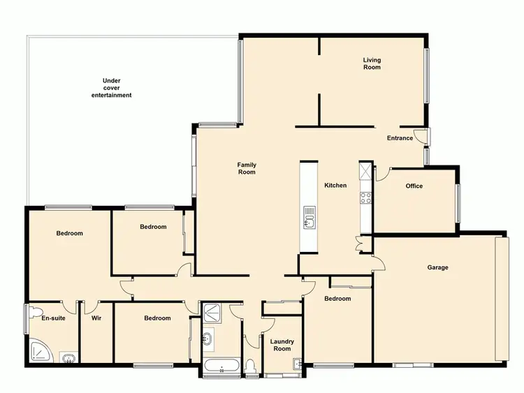 Floorplan of Homely house listing, 8 Diorama Court, Eatons Hill QLD 4037