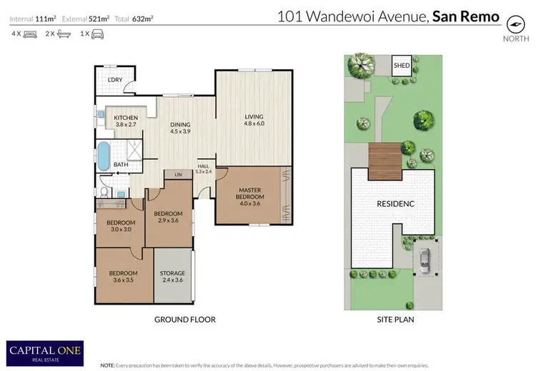 Floorplan of Homely house listing, 101 Wandewoi Avenue, San Remo NSW 2262