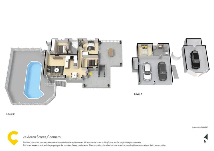 Floorplan of Homely house listing, 24 Aaron Street, Coomera QLD 4209