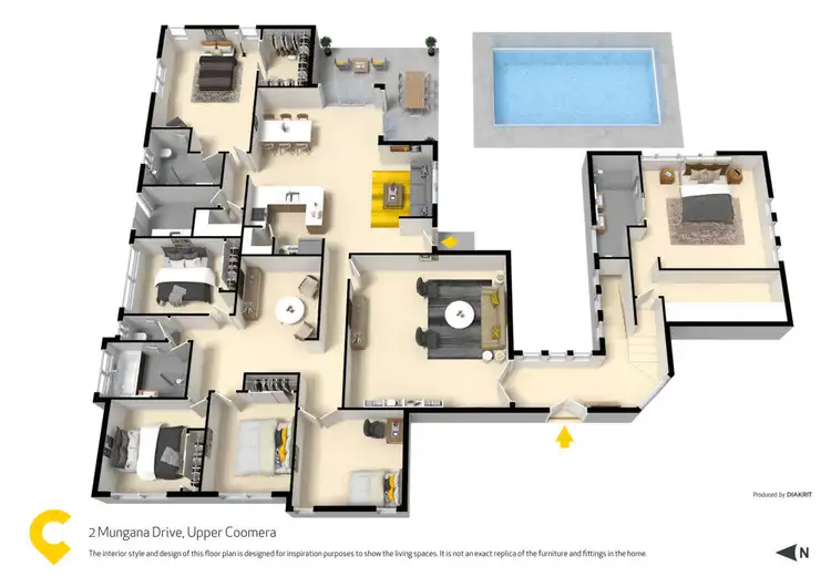 Floorplan of Homely house listing, 2 Mungana Drive, Upper Coomera QLD 4209