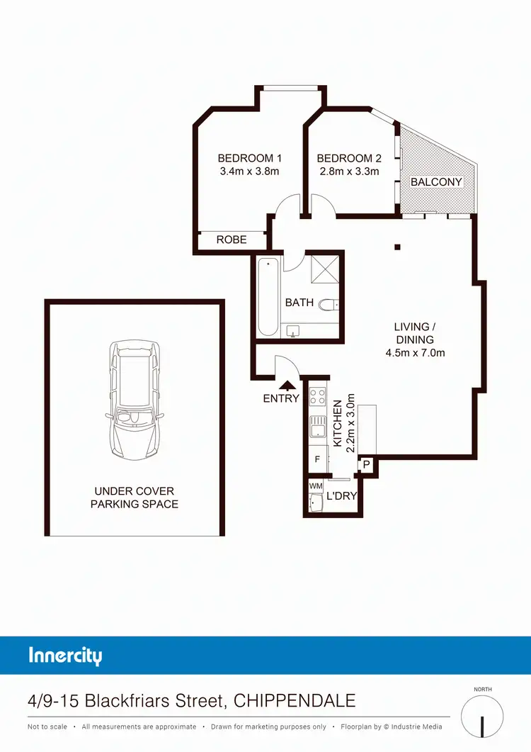 Floorplan of Homely apartment listing, 4/9-15 Blackfriars St, Chippendale NSW 2008