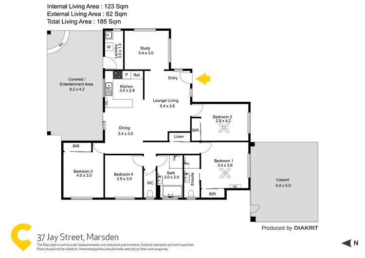 Floorplan of Homely house listing, 37 Jay Street, Marsden QLD 4132