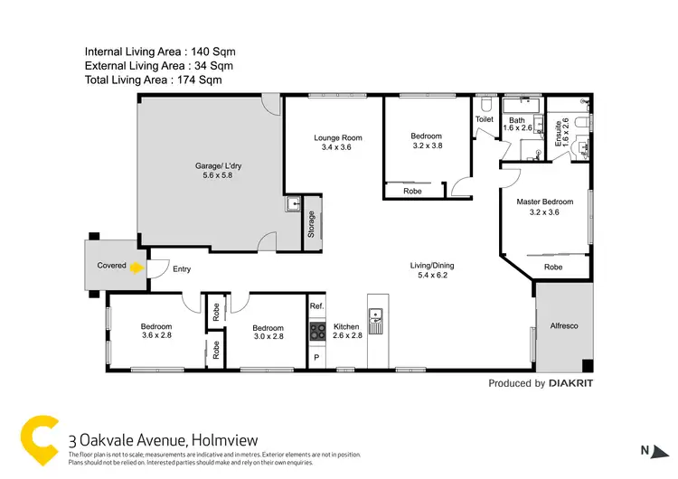 Floorplan of Homely house listing, 3 Oakvale Avenue, Holmview QLD 4207