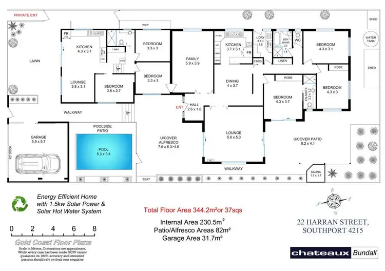 Floorplan of Homely house listing, 22 HARRAN STREET, Southport QLD 4215