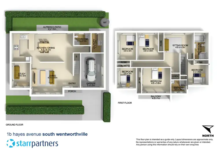Floorplan of Homely house listing, 1B Hayes Avenue, South Wentworthville NSW 2145
