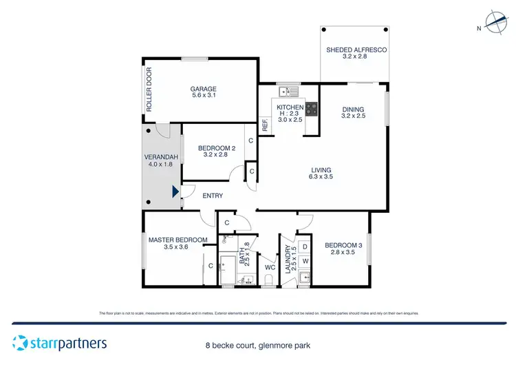 Floorplan of Homely house listing, 8 Becke Court, Glenmore Park NSW 2745