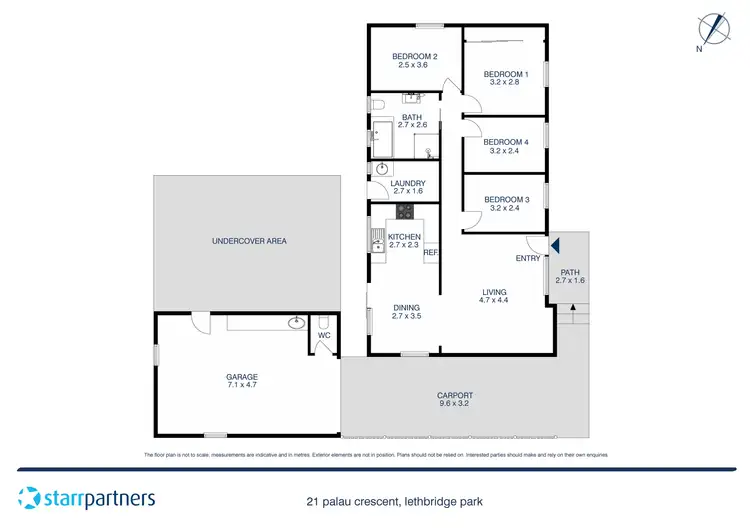 Floorplan of Homely house listing, 21 Palau Crescent, Lethbridge Park NSW 2770