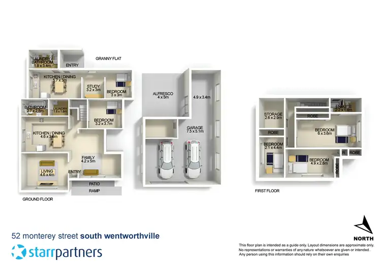 Floorplan of Homely house listing, 52 Monterey Street, South Wentworthville NSW 2145