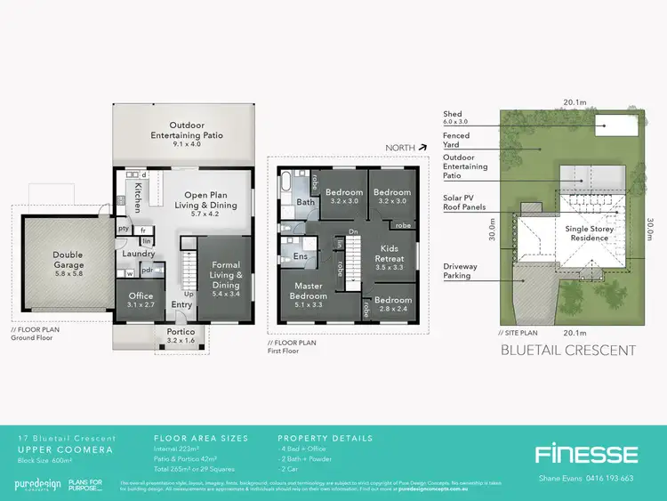 Floorplan of Homely house listing, 17 Bluetail Crescent, Upper Coomera QLD 4209