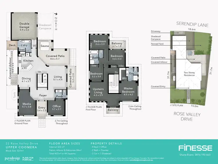 Floorplan of Homely house listing, 22 Rose Valley Drive, Upper Coomera QLD 4209