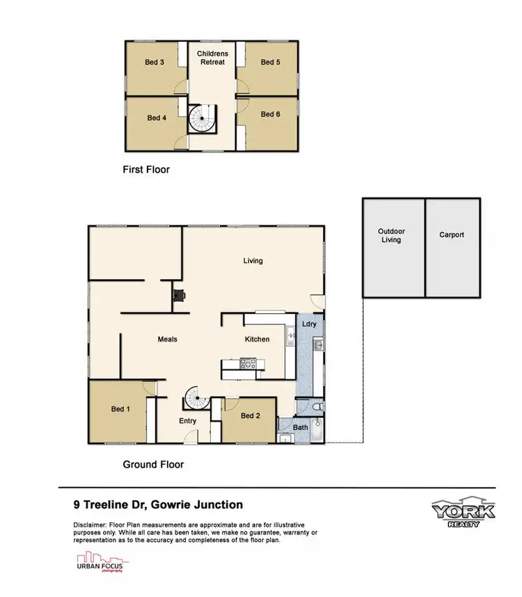 Floorplan of Homely house listing, 9 Treeline Drive, Gowrie Junction QLD 4352