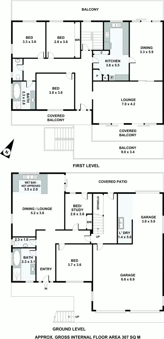 Floorplan of Homely house listing, 16 President Road, Kellyville NSW 2155