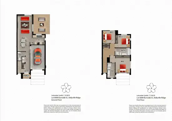 Floorplan of Homely townhouse listing, Lot 608, 67 Burnside Street, Kellyville Ridge NSW 2155