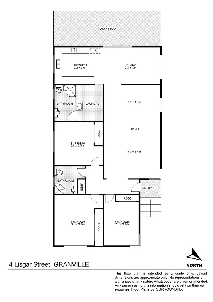 Floorplan of Homely house listing, 4 Lisgar St, Granville NSW 2142