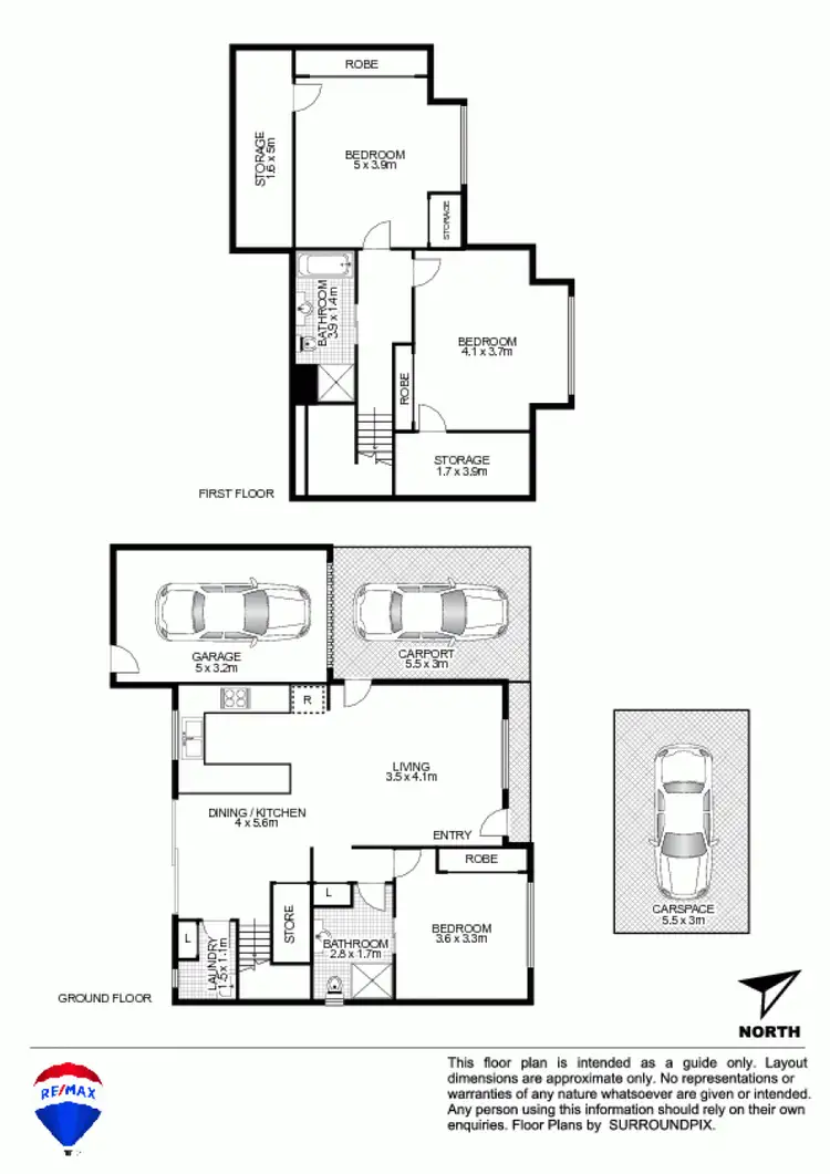 Floorplan of Homely unit listing, 3/3 JUDITH CLOSE, Werrington NSW 2747