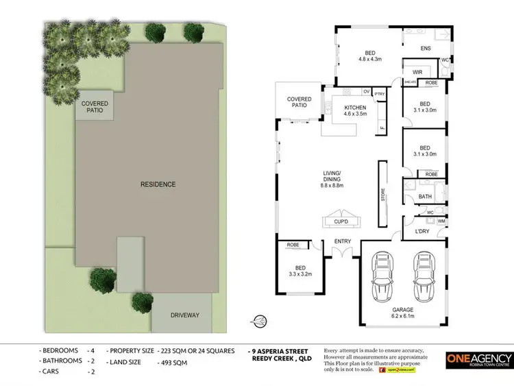 Floorplan of Homely house listing, 9 Asperia St, Reedy Creek QLD 4227